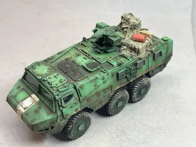 VAB MK3 6x6 Armored Vehicle 3D Printable Model 3D print model