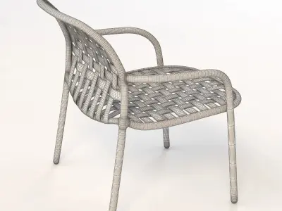 Emu Yard Outdoor Easy Chair 3D model