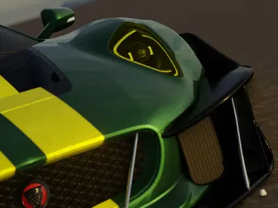CX-75 PIKES PEAK 3D model