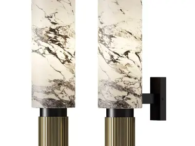 Marmeren Wall Lamp 3D model