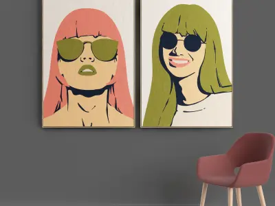 Photo Frame 30 Low-poly 3D model