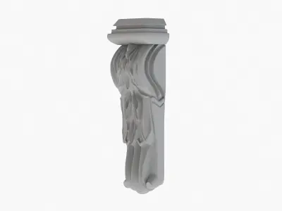 Scroll Corbel 33 3D model