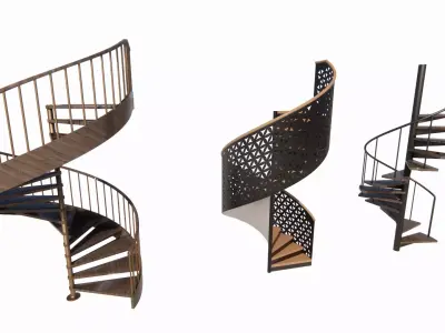 Spiral staircase -B11 3D model