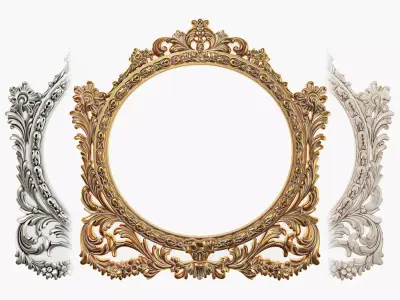 Classic carved 241 3D model