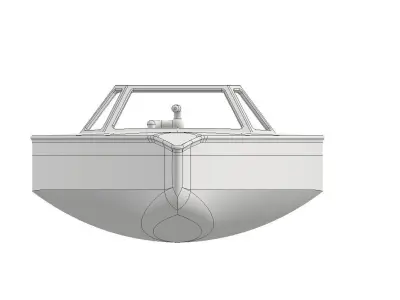 Speed boat 3D print model