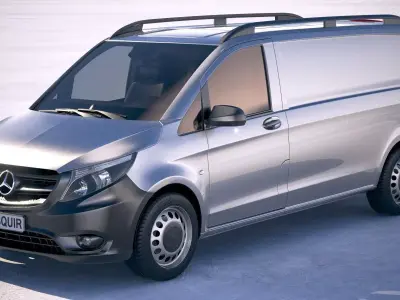 Mercedes Vito Long 2018 3D model
