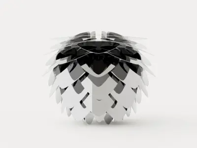 Silvia Lamp Low-poly 3D model