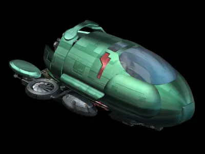 Spaceship 01 3D model
