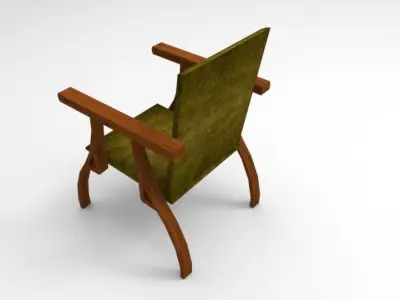 Classic Chair Free low-poly 3D model