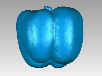 Real Paprika Chilli High Detail 3D Scan 3D print model