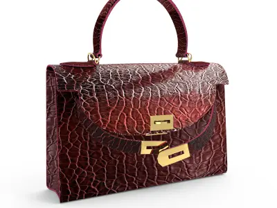 Hermes Kelly Bag Collection 3D Low-poly 3D model