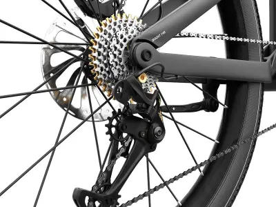 Mountain Bike-Black 3D model