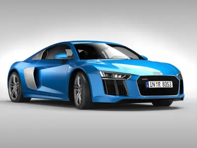 Audi R8 V10 Coupe 2016 3D model