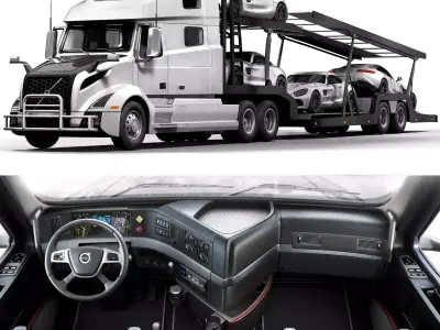 volvo vnl  benz gt 3D model