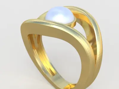 Ring 3d model 0289 3D printable model-9 3D print model