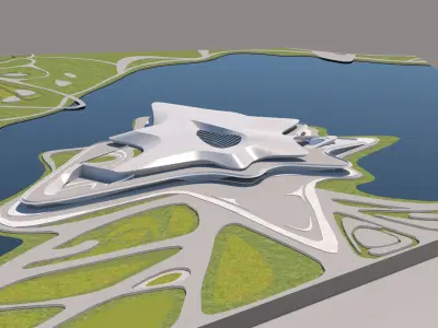 Scienfiction Museum Chengdu 3D model