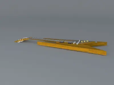 Concept version 1959 flying V guitar Free 3D model