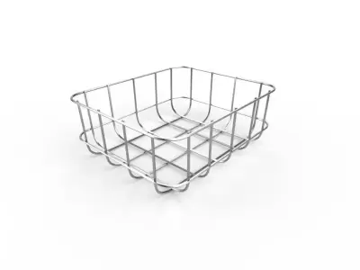 Wire Bin M02 Low-poly 3D model