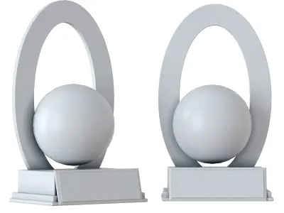 Sports awards 3D model