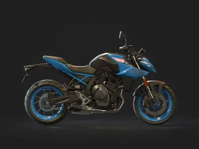 Base model  Suzuki GSX 8S 2023 3D model
