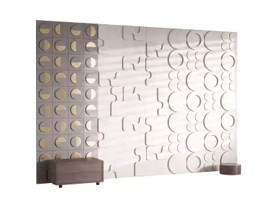 Decorative Wall panel  64 3D model