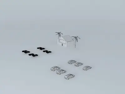 rent a car Free 3D model