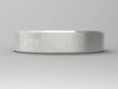 Engineer Ring Silver 3D print model
