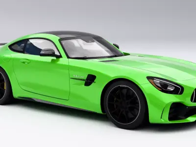 Mercedes-Benz AMG GT R 2017 Low-poly 3D model