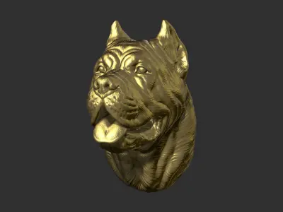 Canne Corso bust version 1 3D print model