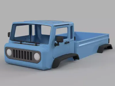 Crawler FC 1-10 RC Body 313mm 3D print model