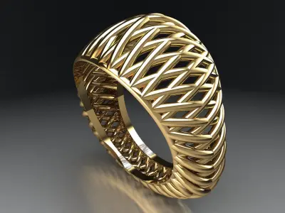 Ring Abstrakt Printing Model Free 3D print model