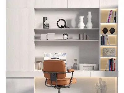 Alefjall office chair Low-poly 3D model