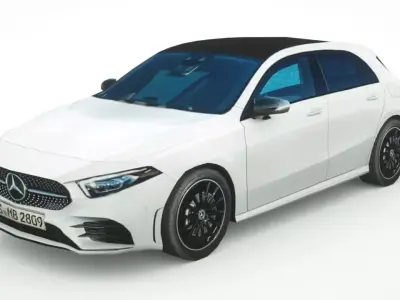 Mercedes-Benz A-class 2020 Low-poly 3D model