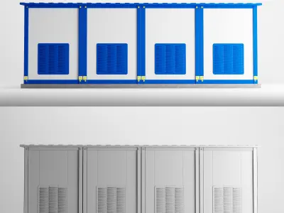 electrical substation 3D model