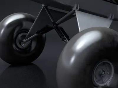 Kit Fox S7 STI Titan C4D Rigged 3D model