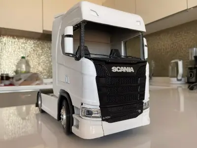 Printable truck model kit scania s730 3D print model