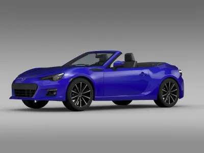 Subaru BRZ ZC6 Cabrio 2015 3D model