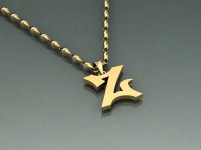 Pendant Z-z1 3D print model