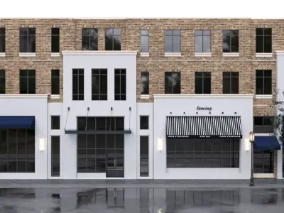 Free Facades - 3D Exterior Free 3D model