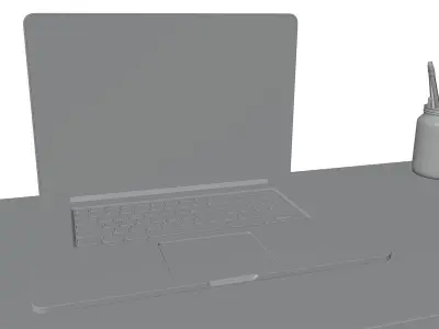 Decorative wooden table HG2 3D model