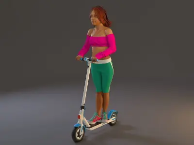 Street Female BCC 2130 001 3D model