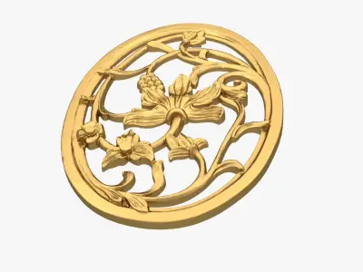 Classic decor ornament 240 3D model
