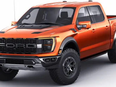 Performance Pick-up F-150 2021 Raptor 3D model