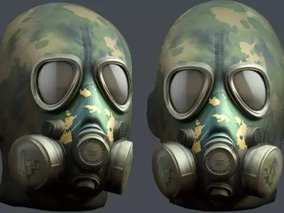 Helmet 3d model military combat Military Low-poly Low-poly 3D model 63