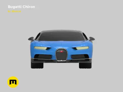 Bugatti chiron 3D print model