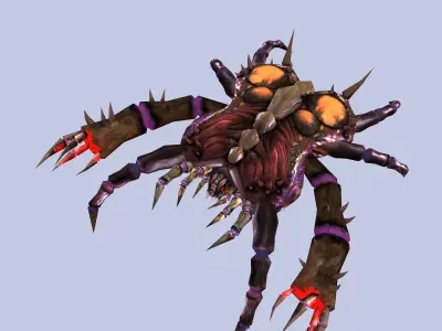 Spaceship Guard Low-poly 3D model