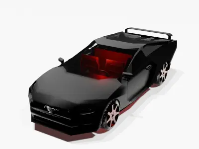 mustang sport car  3D model