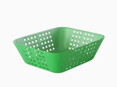 Plastic Basket 02 3D model