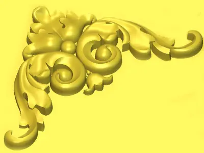 Corner decor03 3D model
