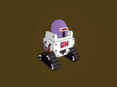 android   only mesh    no rig   no textures    only materials Free 3D model